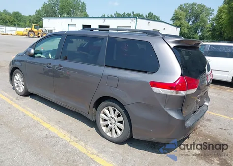 2011 Toyota Sienna Xle из США, поврежденный, VIN 5TDDK3DC3BS007445
